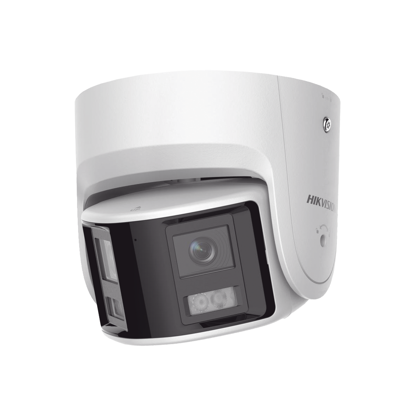 [ PROTECCIÓN ACTIVA ] Bala IP 4 Megapixel / 2 Lentes de Lente 2.8 mm (Imagen Panorámica 180°) / 30 mts IR / Exterior IP67 / Luz Intermitente y Alerta de Audio / Audio Bidireccional / ACUSENSE / WDR 120 dB / Micro SD