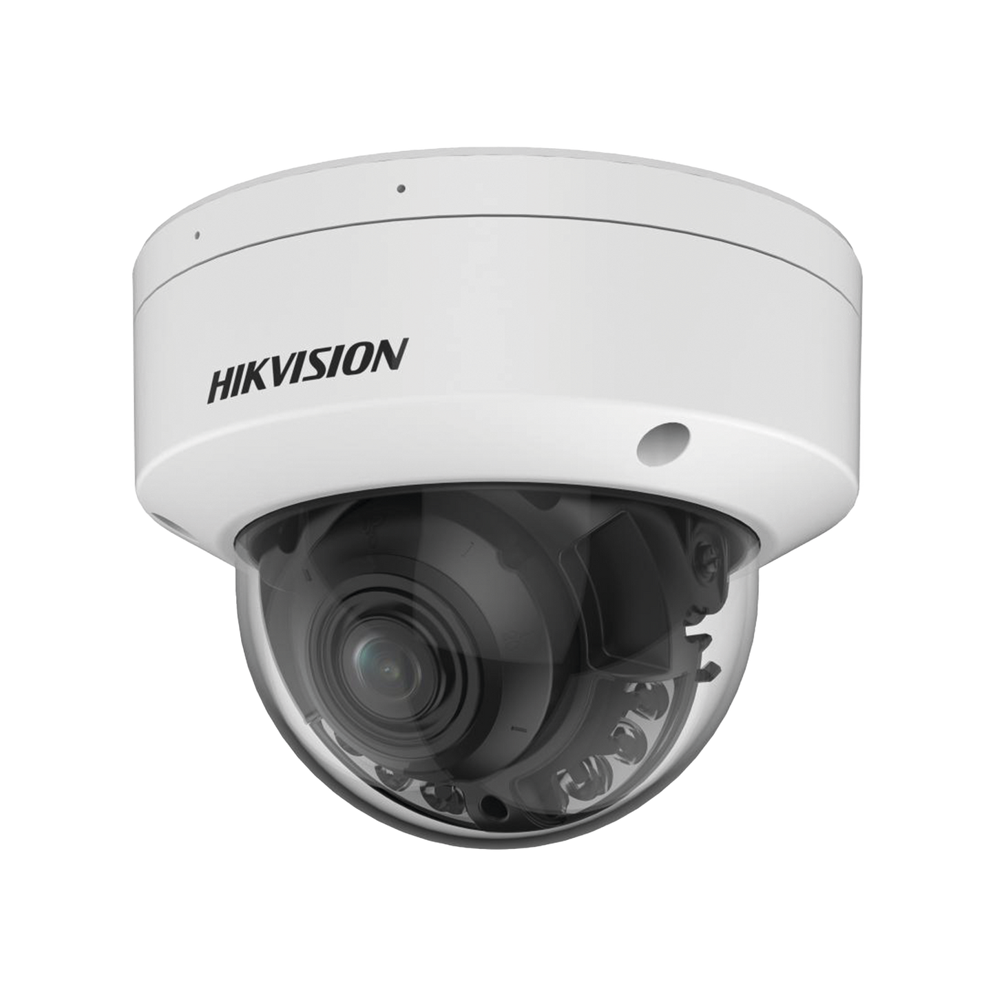 Domo IP 4 Megapixel / Lente Motorizado 2.7 - 13.5 mm / Dual Light (40 mts IR + 60 mts Luz Blanca ) / Exterior IP67  / WDR 130 dB / PoE + / AcuSense / Almacenamiento interno de 256 GB