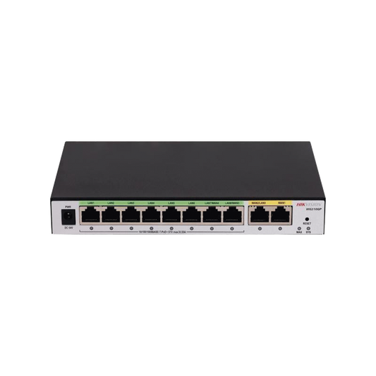 Router Gigabit PoE+ / Ideal para Access Point (AP) / 8 Puertos Gigabit PoE+ / 2 Puertos WAN