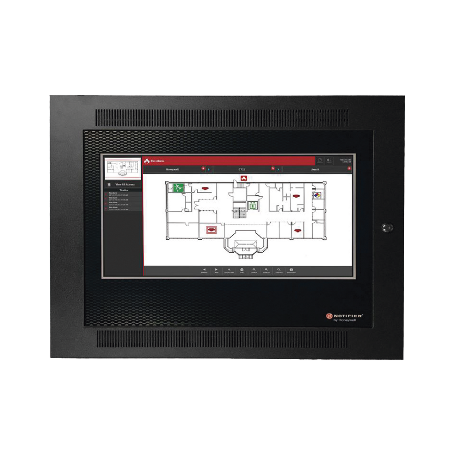Interface Gráfica Interactiva ONYX® FirstVision™ de NOTIFIER / No Incluye Gabinete FIRSTVISION-ENC