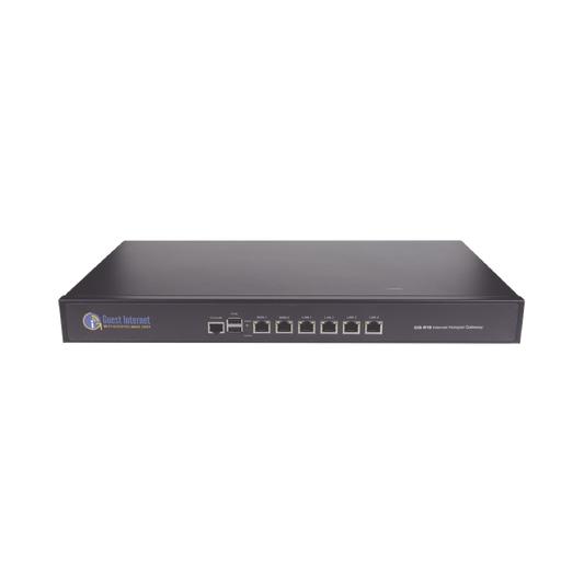 Hotspot para la venta de códigos de Internet, Throughput 400 Mbps, balanceo de carga, configuración mediante WIZARD, Multi-WAN