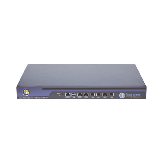 Hotspot para la venta de códigos de Internet, Throughput 600 Mbps, balanceo de carga, configuración mediante WIZARD
