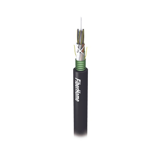 Kilómetro de Fibra Óptica para Exterior G.652D, Armada, Monomodo de 12 Hilos, Loose Tube, Color Negro, (Para Instalación en Ducto/Subterráneo)