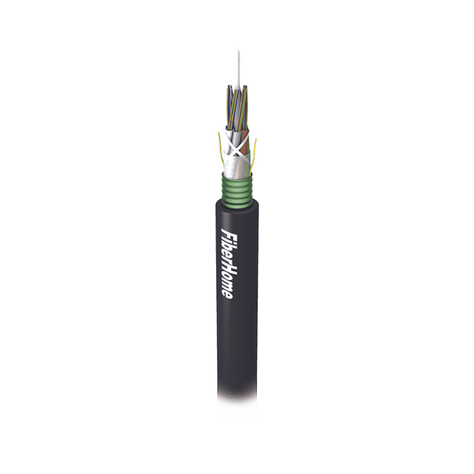 Kilómetro de Fibra Óptica para Exterior G.652D, Armada, Monomodo de 48 Hilos, Loose Tube, Color Negro (Para Instalación en Ducto/Subterráneo)