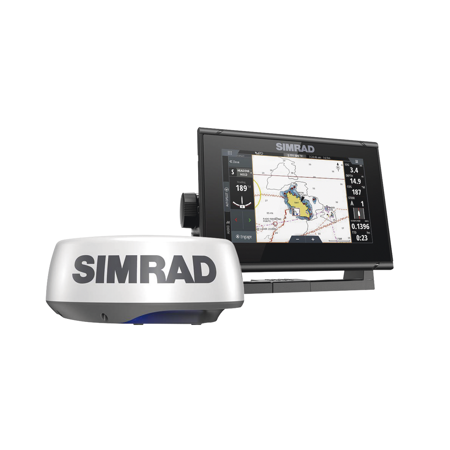 Kit de Radar HALO20+ de 36 Millas Náuticas y pantalla serie GO7