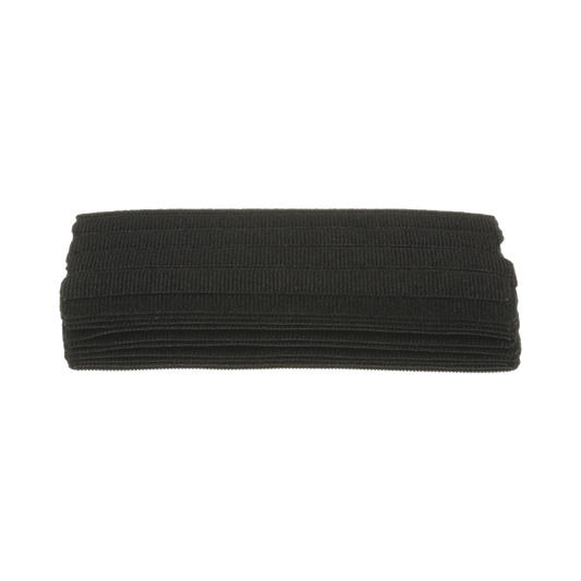 Paquete de 100pz de Cinta de Contacto Tak-Ty®, de 178 mm de Largo y 19.1 mm de Ancho, Color Negro