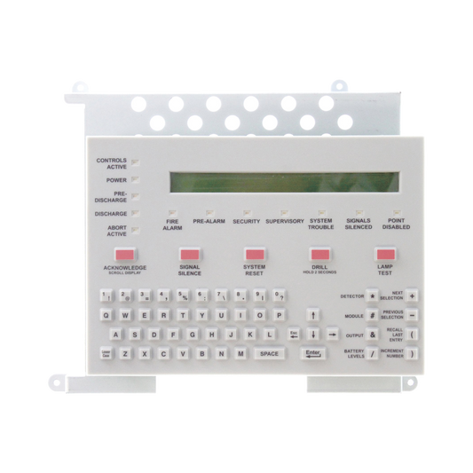 Teclado con Pantalla LCD de 80 Caracteres / para CPU2-640-SP y NFS-320-SP de NOTIFIER / Texto en Español