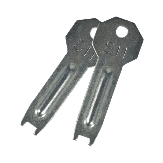 Dos llaves de manipulación EXIT STOPPER® STI-6400