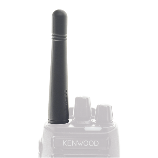 Antena UHF Recortada (Bajo perfil) 440-490 MHz Para Radio Portátil KENWOOD