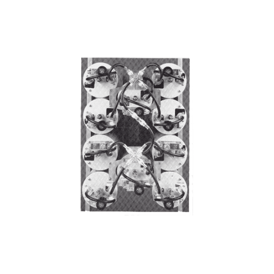 Combinador en Panel para Rack 19" 851-869 MHz, 6 Canales (6" Diam.) 500 kHz, 100 Watt, N Hembras.