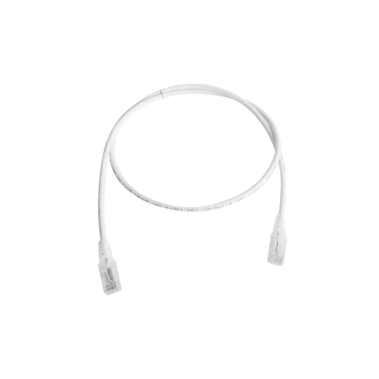 Patch Cord MC5 Modular Cat5e UTP, CM/LS0H, 3ft, Color Blanco, Versión Bulk (Sin Empaque Individual)