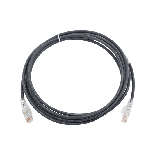 Patch Cord MC6 Modular Cat6 UTP, CM/LS0H, 7ft, Color Negro