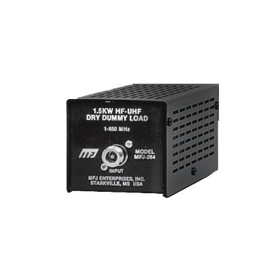 Carga Terminal Coaxial Seca de RF, 50 Ohm, 1-650 MHz, 100 W/10-min, 1500 Watt (max), N Hembra.