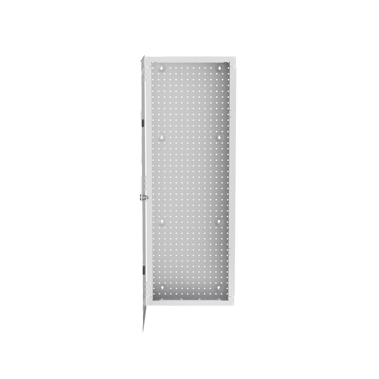Patch Panel de 8 Puertos Mini-Com, Para Uso con Gabinetes Multipropósito, de Instalación a Presión, Color Blanco