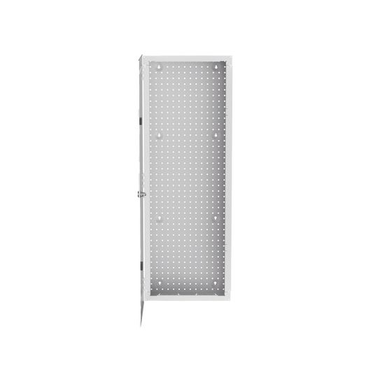 Patch Panel de 8 Puertos Mini-Com, Para Uso con Gabinetes Multipropósito, de Instalación a Presión, Color Blanco