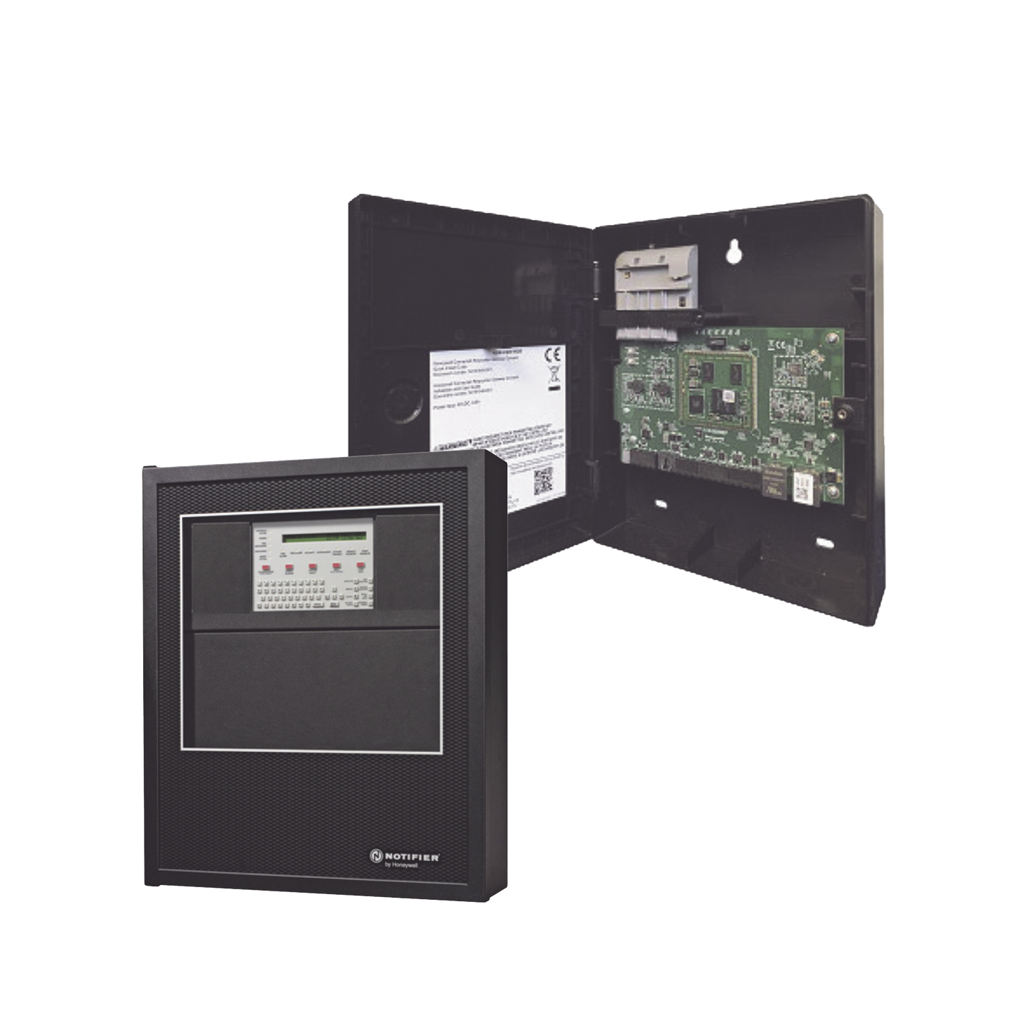 Panel de Detección de Incendio Serie ONYX de NOTIFIER / Inteligente / Direccionable / Conectividad en Red / 2 Lazos SLC / Hasta 636 Puntos / en Inglés / Incluye Comunicador CLSS Modelo HON-CGW-MBB