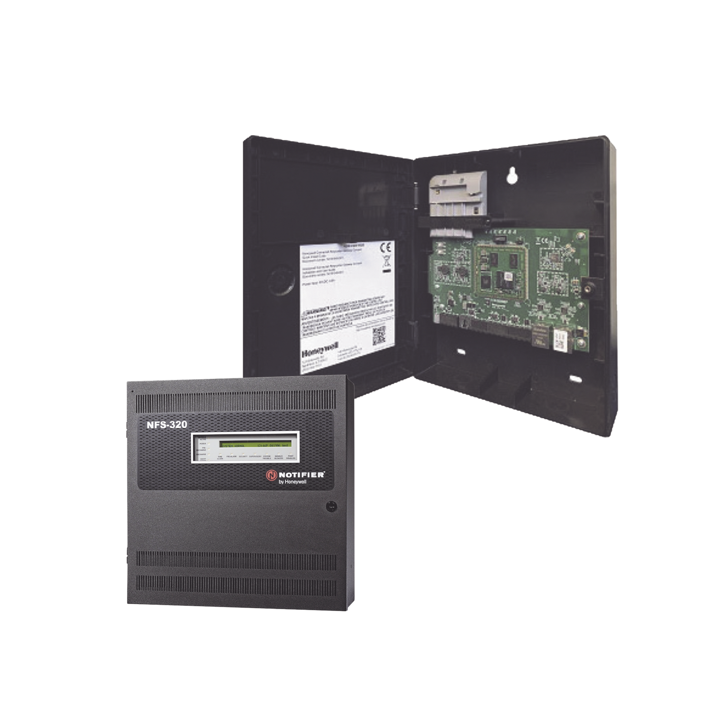 Panel de Detección de Incendio Serie ONYX de NOTIFIER / Inteligente / Direccionable / Conectividad en Red / 1 Lazo SLC / Hasta 318 Puntos / 159 Detectores y 159 Módulos / en Español / Incluye Comunicador CLSS Modelo HON-CGW-MBB