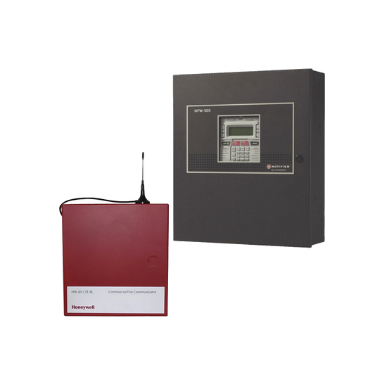 Panel Direccionable de Detección de Incendio Serie FireWarden de NOTIFIER / 50 Puntos / Incluye Comunicador CLSS Modelo HW-AV-LTE-M-LA