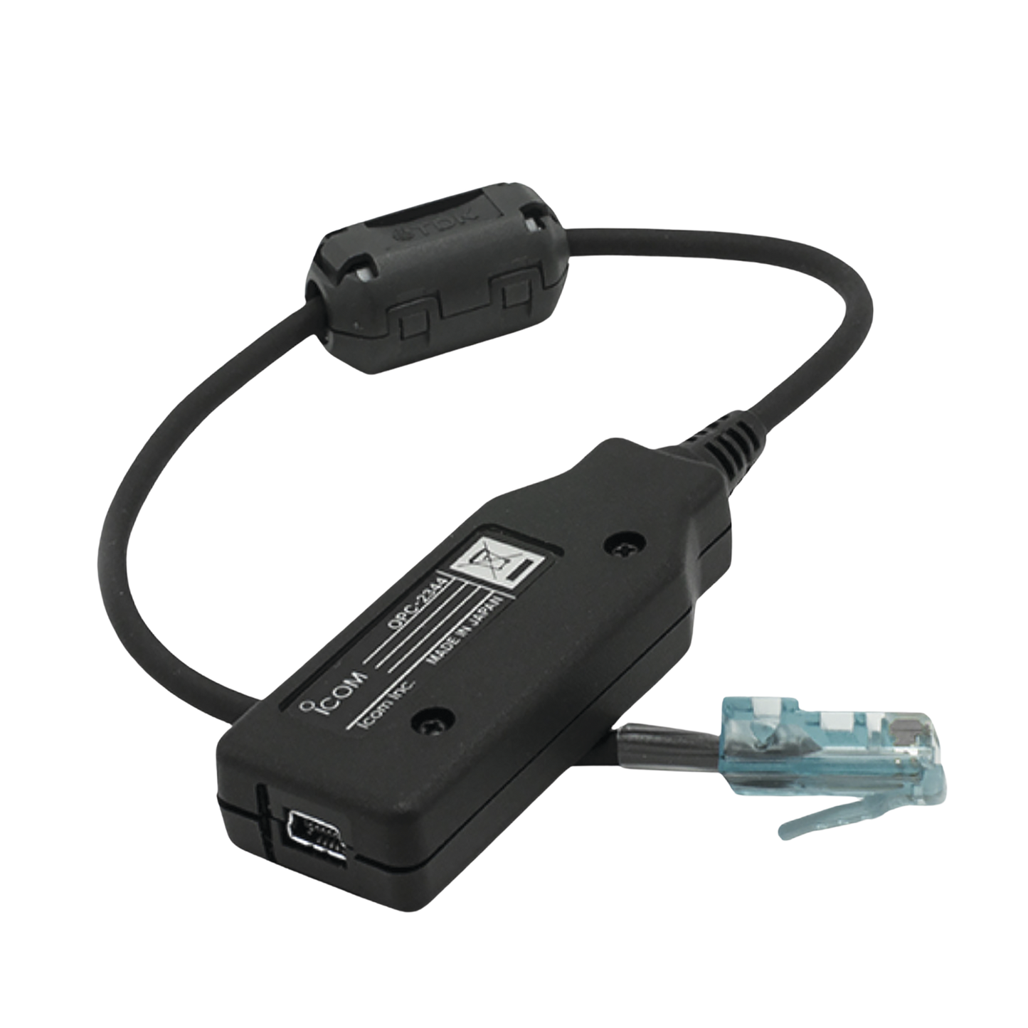 INTERFACE P/ PROGRAMAR RADIOS ICOM CON USB ICF121S/221S, F121/221, F520/521/620/621, 621TR, F5061/6061, FR5000/FR6000