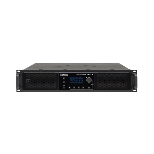 Amplificador de Audio de Alta Potencia |  4 x 1200w @ 8 ohms, 70/100V | DSP Integrado | Interfaz Dante