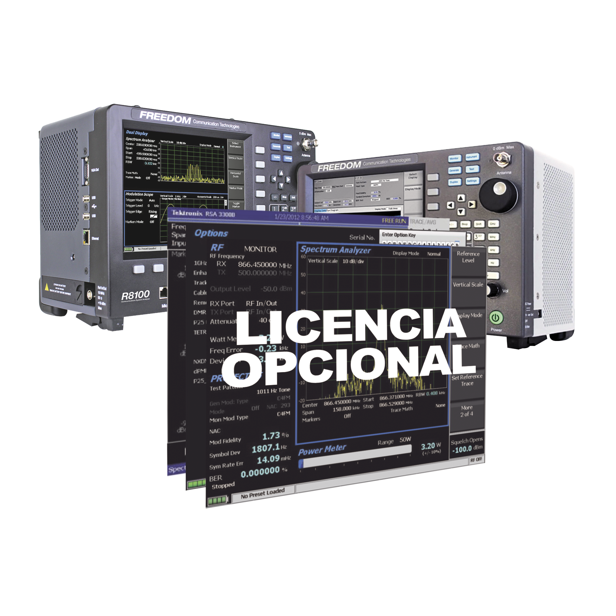Opción de Software para Generador de Rastreo en Analizadores R8000 /R8 ...
