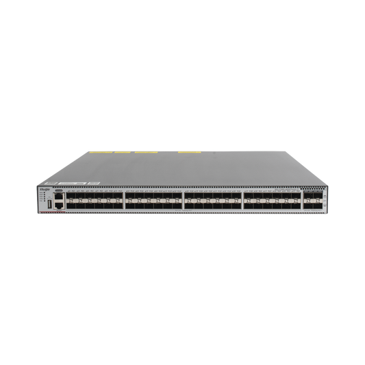 Switch Core Administrable Capa 3 con 8 puertos Gigabit, 24 SFP y 8 SFP+ Combo para fibra 10Gb, gestión gratuita desde la nube.