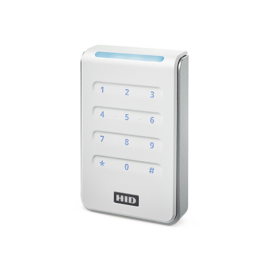 Lector R40 con TECLADO SIGNO WHITE Estandar Multitecnologia/ 40KNWS-00-000000/ Garantia de Por Vida/ Pigtail/Wiegand & OSDP