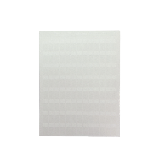 Hojas con 5000 Etiquetas Auto-laminadas para Impresora Láser/Inyección de Tinta, para Cables de 3 a 7.1 mm de Diámetro (12 - 10 AWG), Color Blanco