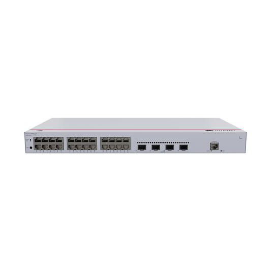 Switch Gigabit Administrable Capa 2 / 24 puertos 10/100/1000 Mbps / 4 Puertos SFP+ Uplink / Administración Nube Gratis