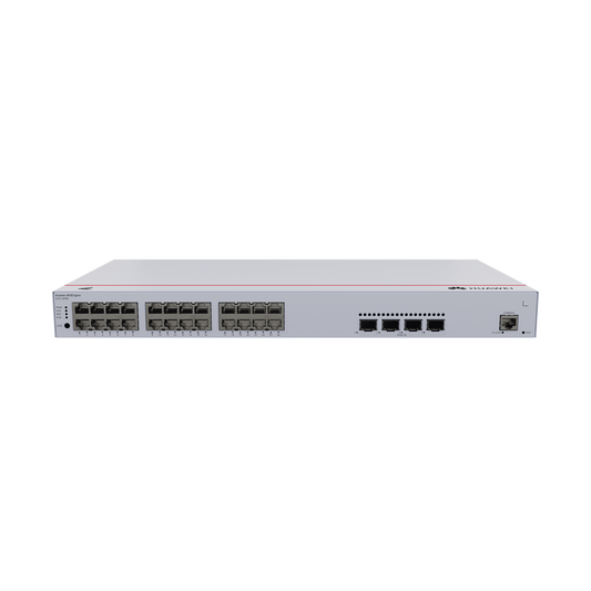 Switch Gigabit Administrable PoE Capa 3 / 24 puertos 10/100/1000 Mbps (PoE) / 4 Puertos SFP+ Uplink / 400W / PoE Perpetuo / iStack / Administración Nube Gratis