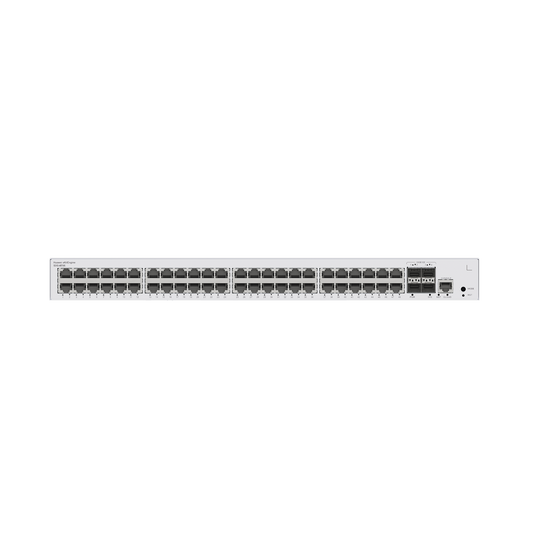 Switch Gigabit Administrable Capa 3 / 48 puertos 10/100/1000 Mbps / 4 Puertos SFP+ Uplink / iStack / Administración Nube Gratis
