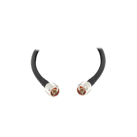 Jumper con Cable tipo RG8 con Conectores N Macho / N Macho de 3 metros.