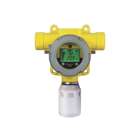 Detector De Gas Fijo, Con Sensor De Oxigeno EC 0-25% V/V, Para Gases Combustibles, Salida 4-20 mA, Certificación UL/c-UL/INMETRO, Entradas 2x3/4" NPT, Carcasa Pintado De Aluminio Grado Marino LM25,Rango de Gas Fijo, Serie Sensepoint XCD