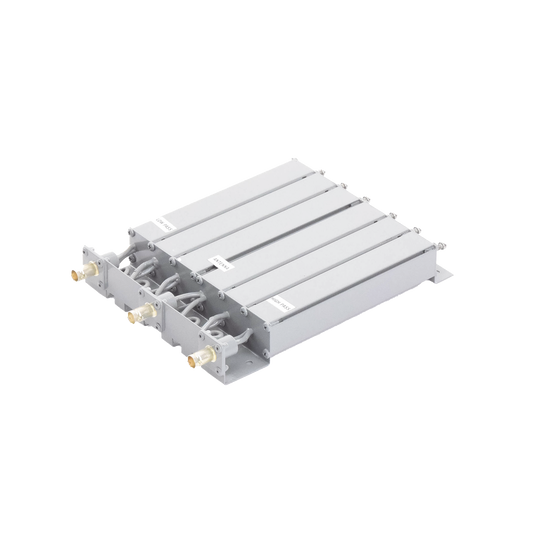 Duplexer SYSCOM Modificado en UHF, 6 Cav. 440-470 MHz, 50 Watt, 5 MHz Sep. Rechazo de Banda, BNC Hembras.