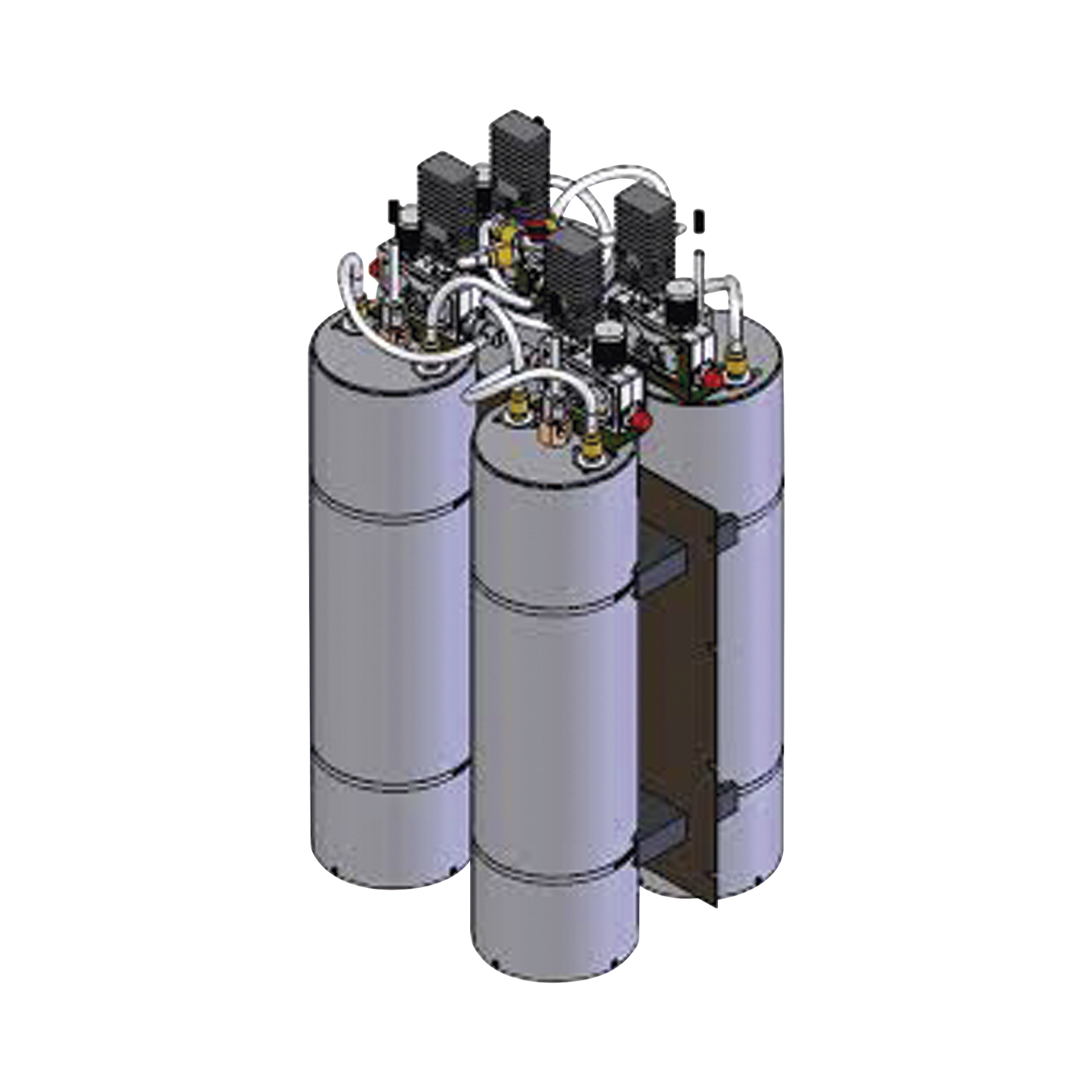 Combinador SINCLAIR, 4 Canales, 148-174 MHz, Cav. de 7", Montaje Rack 19", 125 Watt, N Hembras.