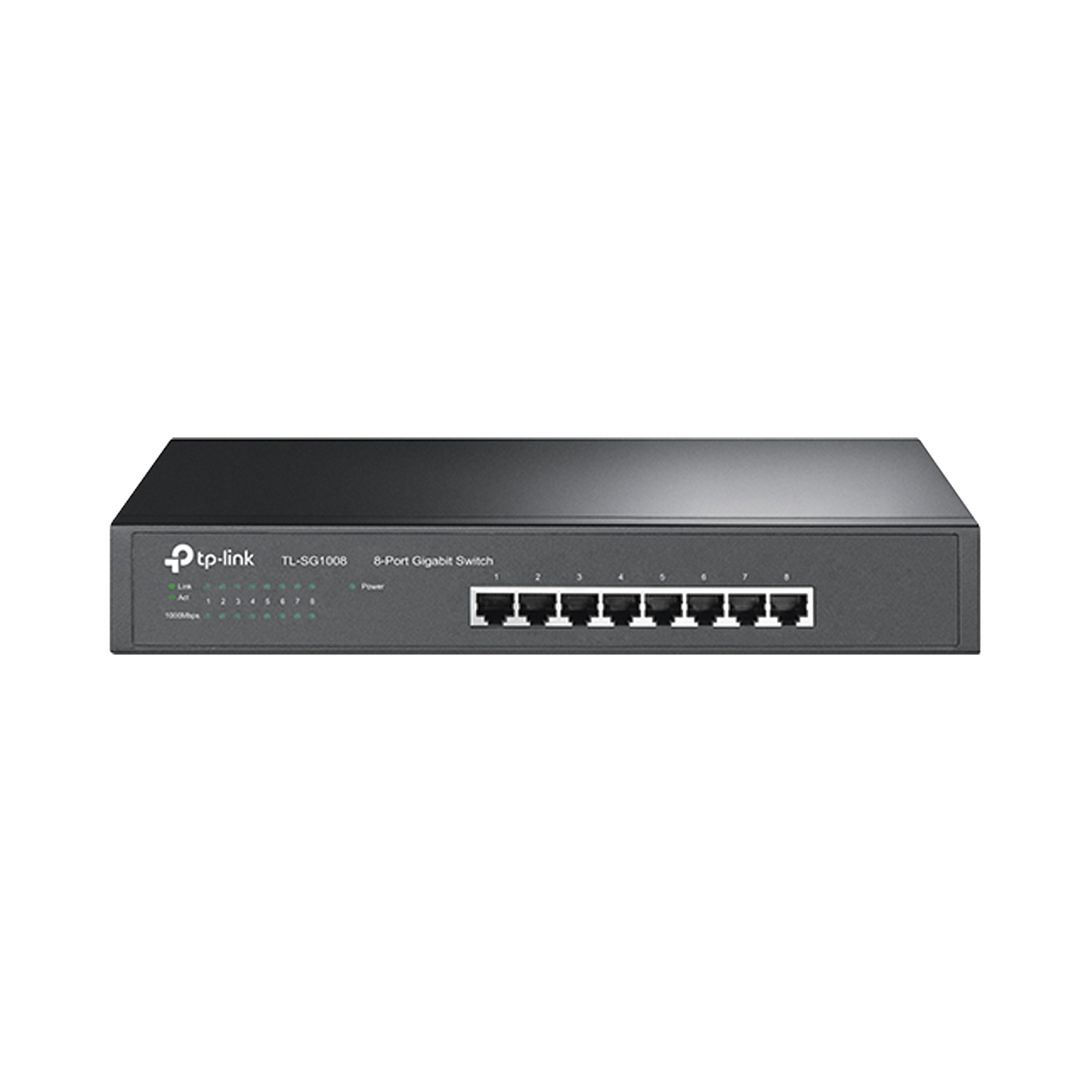 Switch de escritorio 8 puertos 10/100/1000 Mbps
