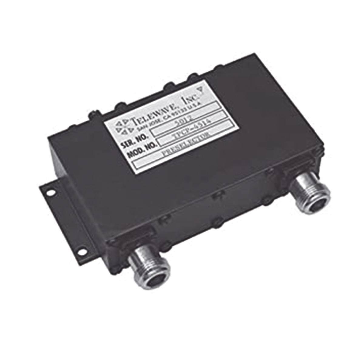 Codar Rp30x Preselector Preselector Compacto de 4 Cavidades, 450-470 MHz, 4 MHz Ancho de Banda ...