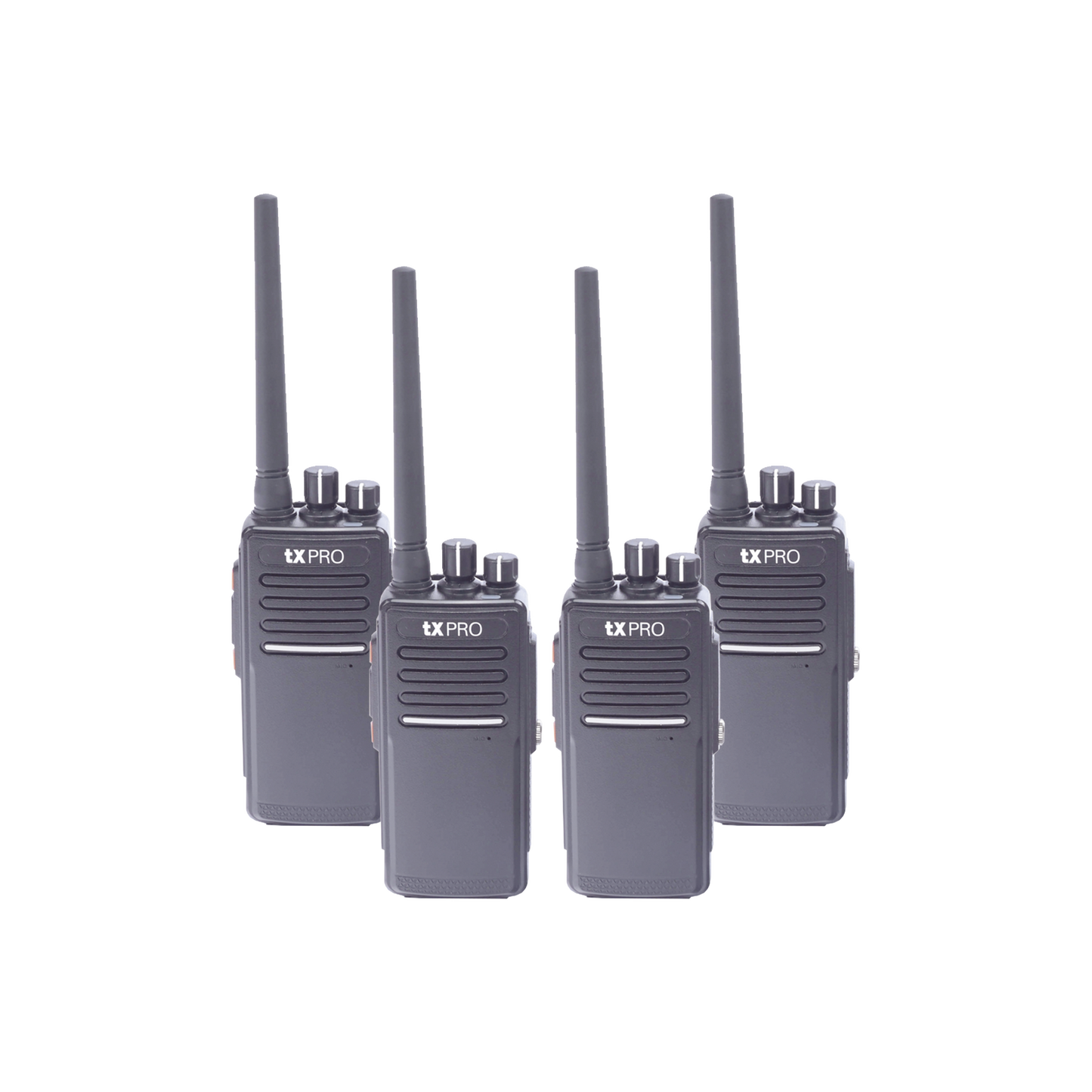 KIT de 4 radios TX680AU y dos cargadores adicionales