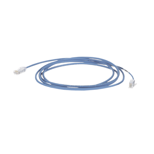 Cable de Parcheo TX6, UTP Cat6, Diámetro Reducido (28AWG), Color Azul, 130ft