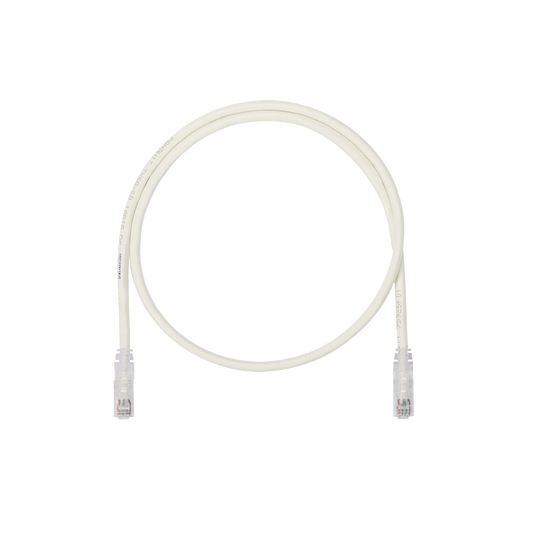 Cable de Parcheo UTP, Cat6A, 24 AWG, CM, Color Blanco, 7ft