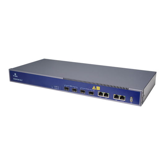 OLT de 2 Puertos XGSPON / 4 Puertos Uplink (2 Puerto Gigabit RJ45 + 2 Puertos SFP/SFP+) / Hasta 512 ONUs