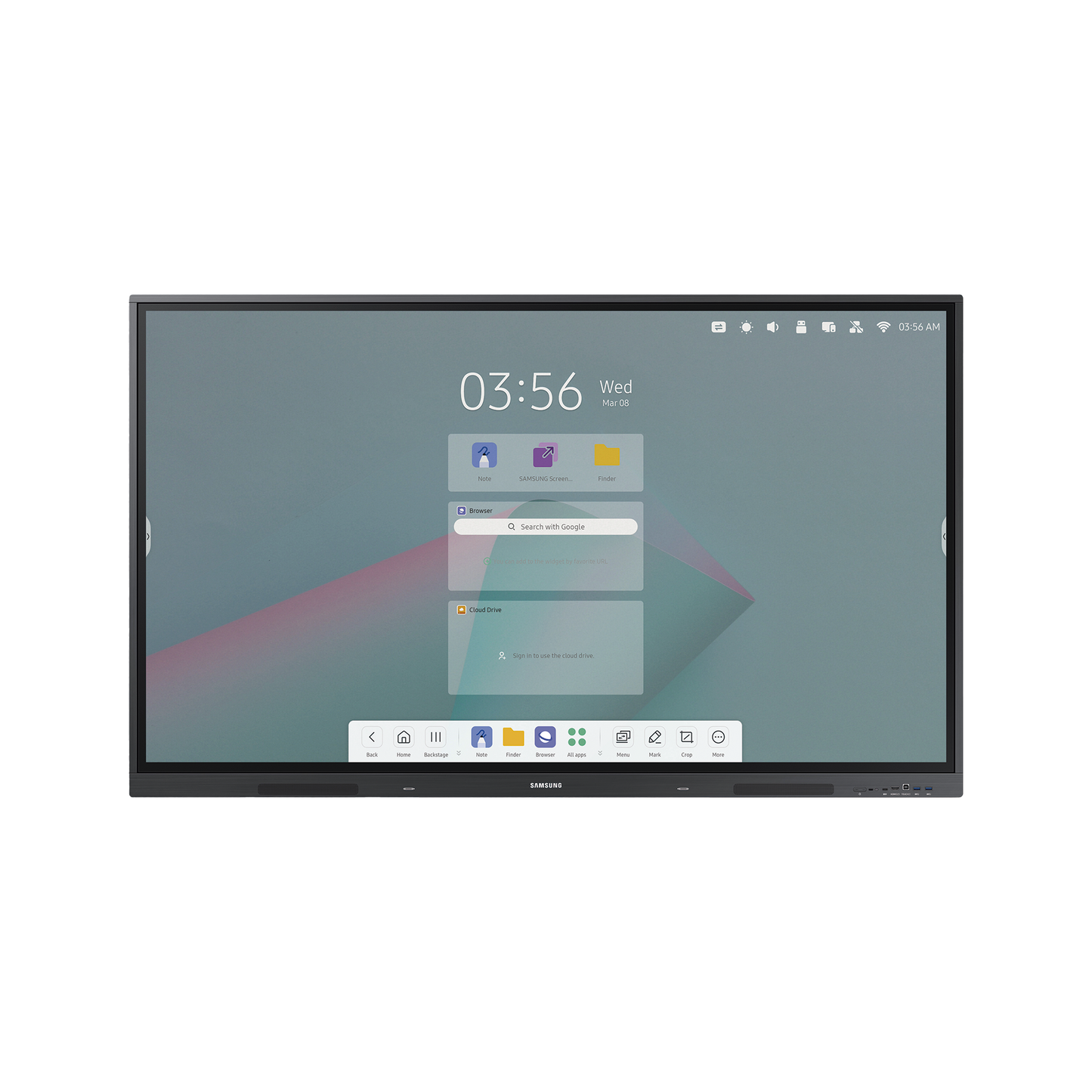 Pantalla tactil interactiva 65" Android 11 / Touch tipo IR / UHD / 350 nits / HDMI / USB / USB-C / WIFI / RJ45