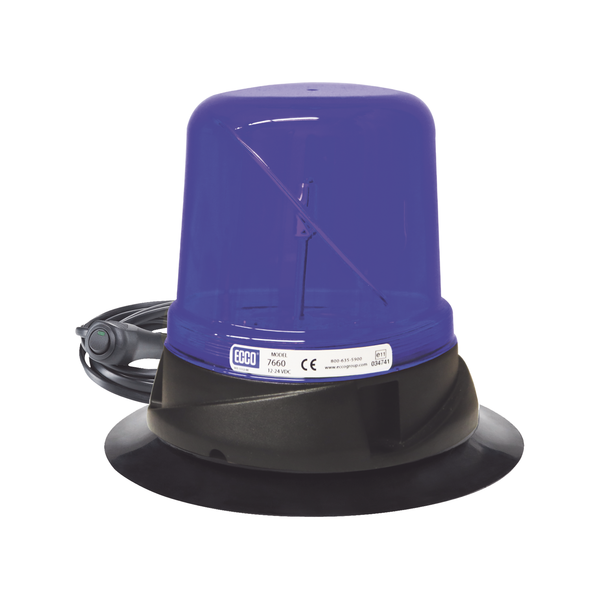 Led Roto Bar Sweeper Faro híbrido led: roto led, 12-24vdc, 125 rpm, montaje de vacío-imán ...