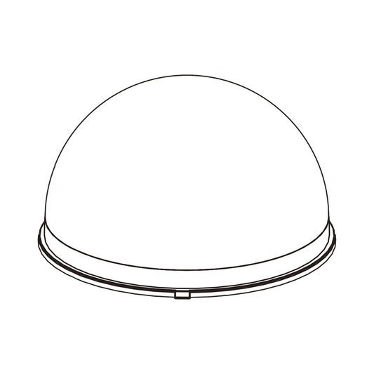 Cubierta frontal para camaras tipo Fish eye.